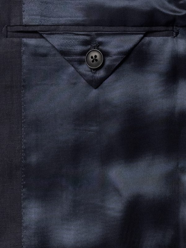 Slim-Fit Silk and Linen-Blend Suit Jacket - E2