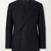 Linen Double-Breasted Suit Jacket Linen Double-Breasted Suit Jacket