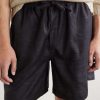Straight-Leg Silk Shorts - CU
