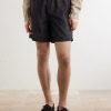 Straight-Leg Silk Shorts - FR
