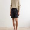 Straight-Leg Silk Shorts - OU