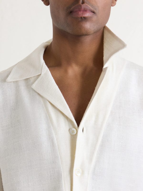 Camp-Collar Silk-Gauze Shirt - CU Camp-Collar Silk-Gauze Shirt - CU