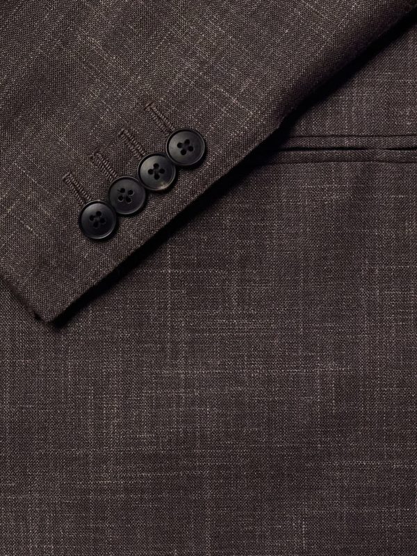 Slim-Fit Wool, Silk and Linen-Blend Suit Jacket - E1 Slim-Fit Wool, Silk and Linen-Blend Suit Jacket - E1