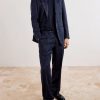 Amo Straight-Leg Pleated Silk and Linen-Blend Suit Trousers - OU Amo Straight-Leg Pleated Silk and Linen-Blend Suit Trousers - OU
