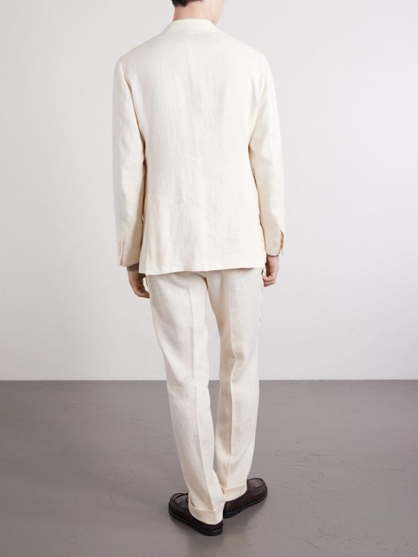 Amie Straight-Leg Wool, Silk and Linen-Blend Suit Trousers - BK Amie Straight-Leg Wool, Silk and Linen-Blend Suit Trousers - BK