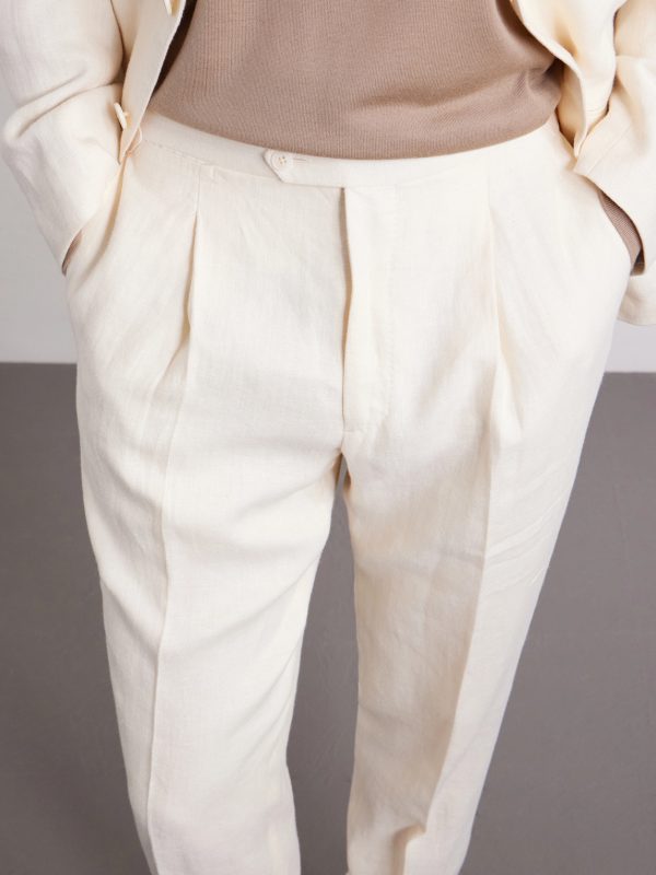 Amie Straight-Leg Wool, Silk and Linen-Blend Suit Trousers - CU Amie Straight-Leg Wool, Silk and Linen-Blend Suit Trousers - CU