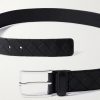 3.5cm Intrecciato Leather Belt - E1