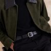 3.5cm Intrecciato Leather Belt - FR