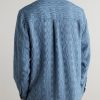 Patch Basketweave Cotton Overshirt - BK