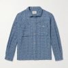 Patch Basketweave Cotton Overshirt