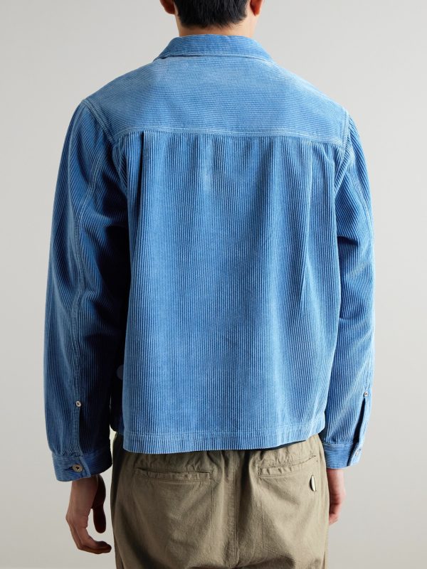 Zaki Cotton-Corduroy Jacket - BK Zaki Cotton-Corduroy Jacket - BK