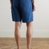 Assembly Wide-Leg Cotton-Blend Shorts - BK Assembly Wide-Leg Cotton-Blend Shorts - BK