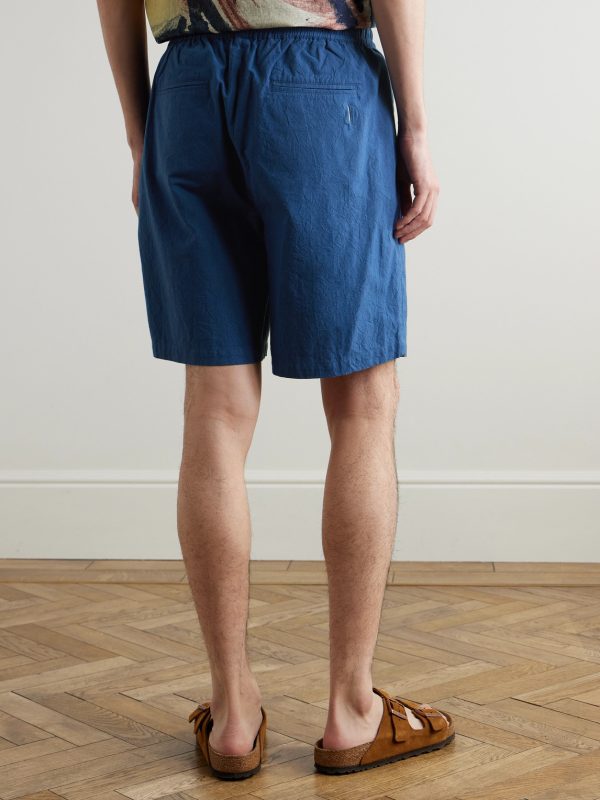 Assembly Wide-Leg Cotton-Blend Shorts - BK Assembly Wide-Leg Cotton-Blend Shorts - BK