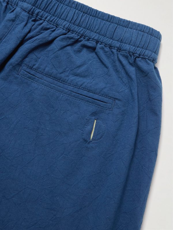 Assembly Wide-Leg Cotton-Blend Shorts - CU Assembly Wide-Leg Cotton-Blend Shorts - CU