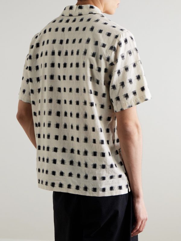 Gabe Printed Linen and Cotton-Blend Shirt - BK Gabe Printed Linen and Cotton-Blend Shirt - BK