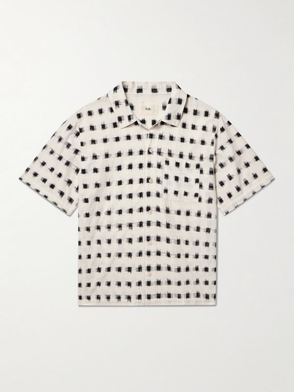 Gabe Printed Linen and Cotton-Blend Shirt Gabe Printed Linen and Cotton-Blend Shirt