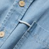 Loop Cord-Trimmed Denim Shirt - CU