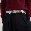 4cm Marmont Logo-Jacquard Canvas Belt - OU