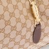 Jackie 1961 Large Leather-Trimmed Monogrammed Canvas Messenger Bag - CU Jackie 1961 Large Leather-Trimmed Monogrammed Canvas Messenger Bag - CU