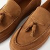 Tasselled Suede Boat Shoes - CU