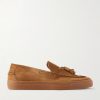 Tasselled Suede Boat Shoes
