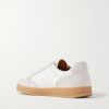 Colour-Block Suede and Leather Sneakers - BK Colour-Block Suede and Leather Sneakers - BK