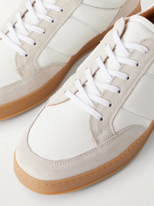 Colour-Block Suede and Leather Sneakers - CU Colour-Block Suede and Leather Sneakers - CU