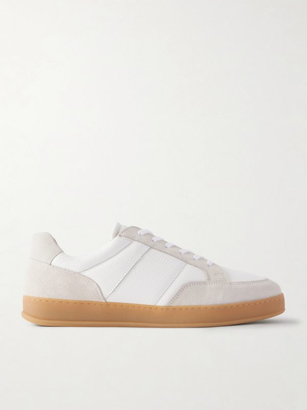 Colour-Block Suede and Leather Sneakers Colour-Block Suede and Leather Sneakers
