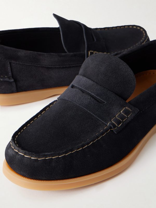 Leo Suede Penny Loafers - CU Leo Suede Penny Loafers - CU