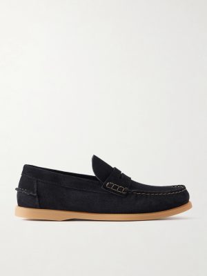 Leo Suede Penny Loafers