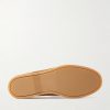 Leather-Trimmed Suede Boat Shoes - E1 Leather-Trimmed Suede Boat Shoes - E1