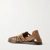 Suede Huarache Sandals - BK