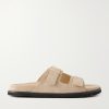 Suede Slides Suede Slides