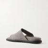 Suede Slides - BK Suede Slides - BK