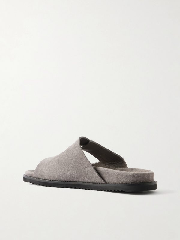 Suede Slides - BK Suede Slides - BK