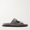 Suede Slides Suede Slides