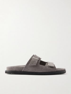 Suede Slides Suede Slides