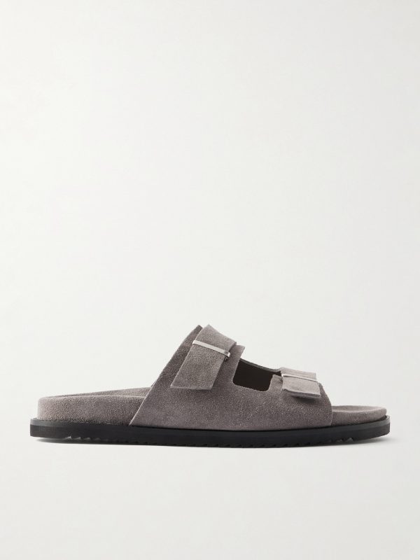 Suede Slides Suede Slides