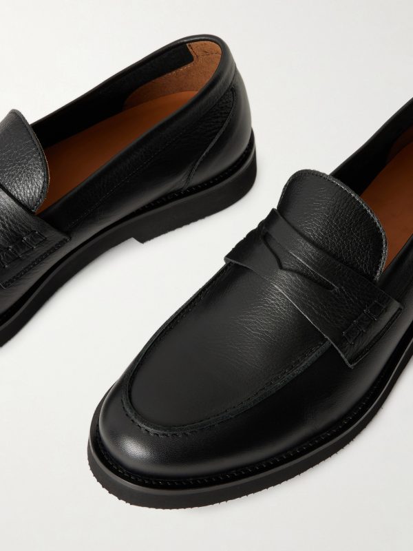 College Leather Penny Loafers - CU College Leather Penny Loafers - CU