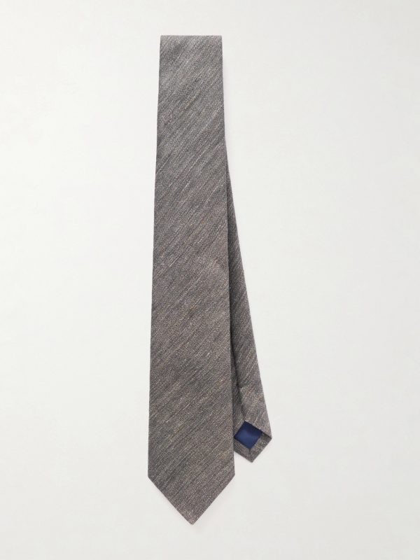 8cm Linen and Silk-Blend Tie 8cm Linen and Silk-Blend Tie