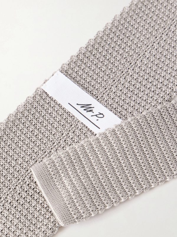 7cm Knitted Silk Tie - CU