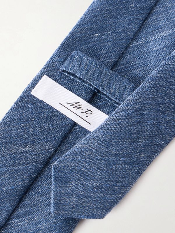 8cm Linen and Silk-Blend Tie - CU 8cm Linen and Silk-Blend Tie - CU