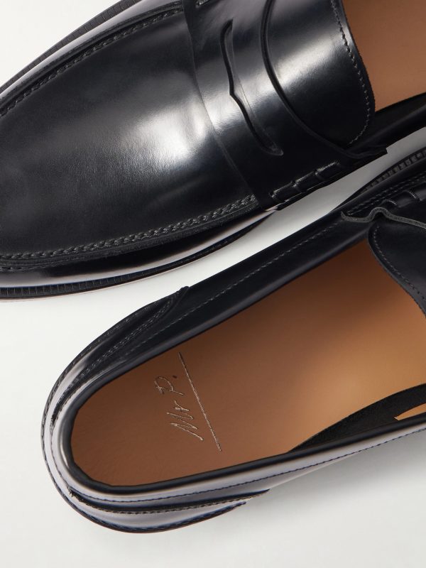 Split-Toe Leather Penny Loafers - CU Split-Toe Leather Penny Loafers - CU