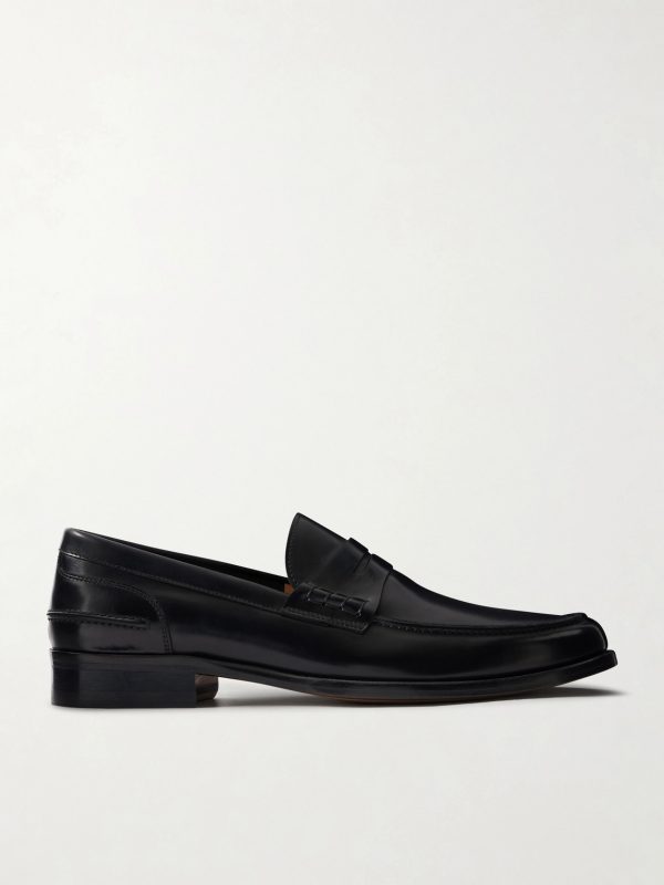 Split-Toe Leather Penny Loafers Split-Toe Leather Penny Loafers