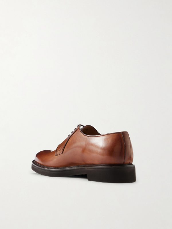 Leather Derby Shoes - BK