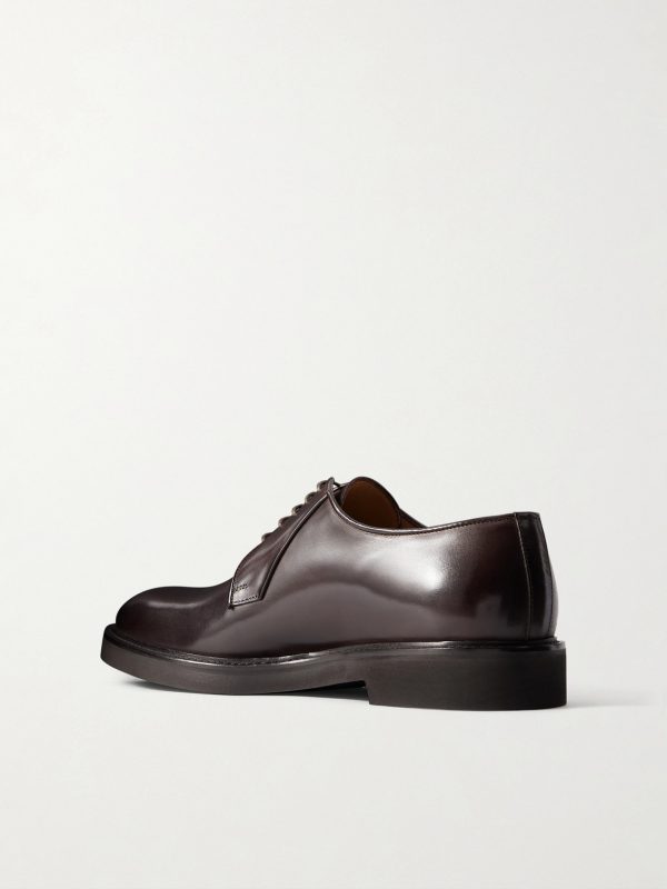 Leather Derby Shoes - BK Leather Derby Shoes - BK