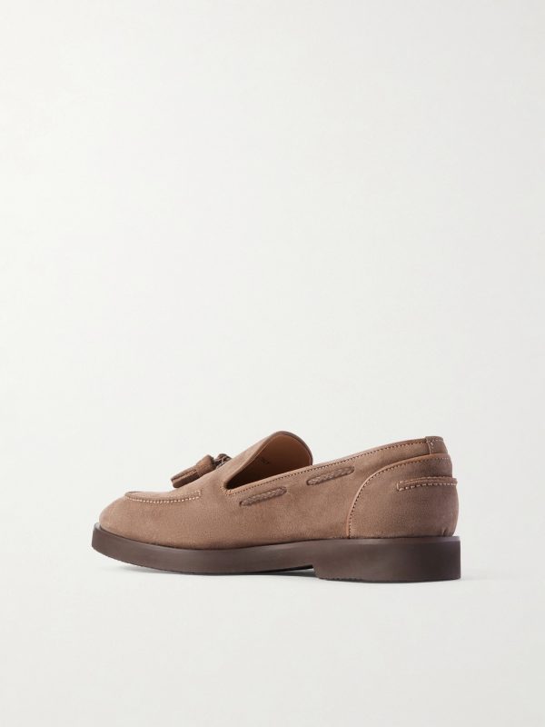 Tasselled Suede Loafers - BK Tasselled Suede Loafers - BK