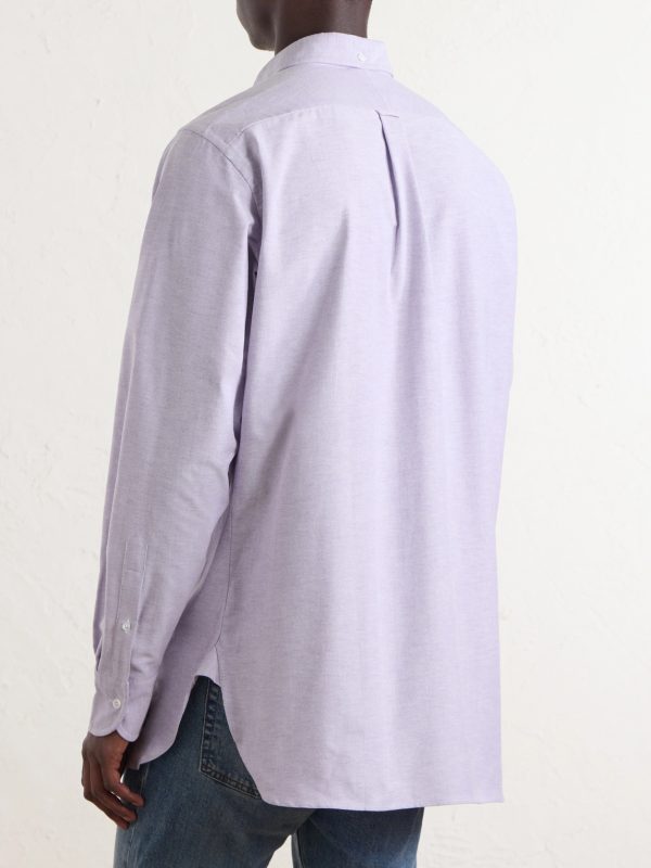 Button-Down Collar Cotton Oxford Shirt - BK Button-Down Collar Cotton Oxford Shirt - BK