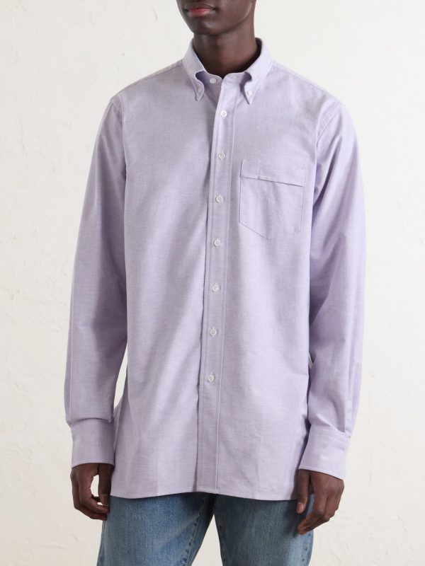 Button-Down Collar Cotton Oxford Shirt - FR Button-Down Collar Cotton Oxford Shirt - FR