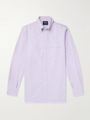 Button-Down Collar Cotton Oxford Shirt
